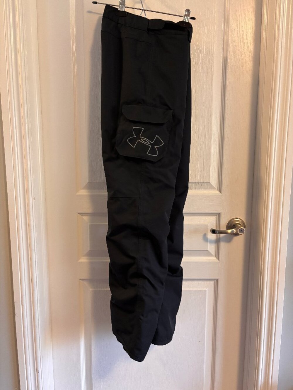 Under Armour Youth Large Boys Black Insulated Ski Snow Pants Cargo YLG